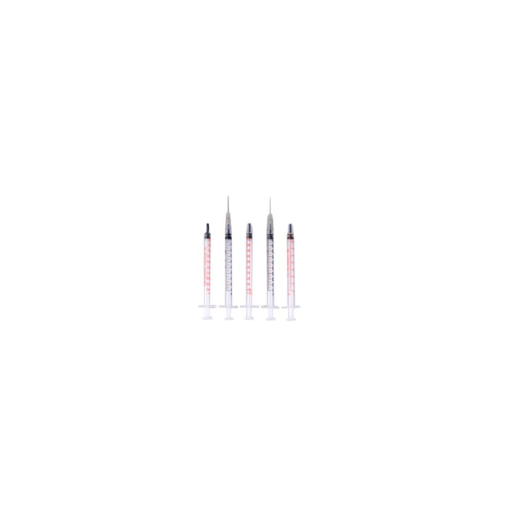 Dispomed insulin syringes, 3 pcs. incl. needle, 1 ml, 100 pieces
