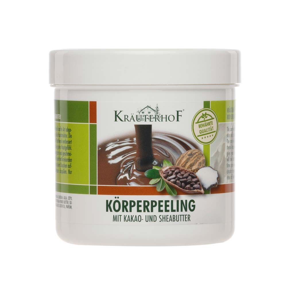 Asam Kräuterhof® Body Peeling With Cocoa/Shea Butter, Panthenol, 400g