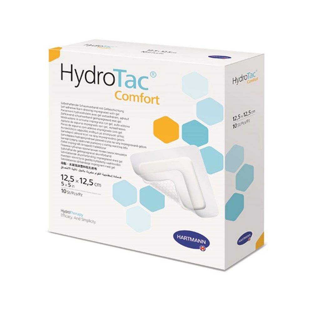 HydroTac comfort foam dressing Hartmann with germ-tight fixation