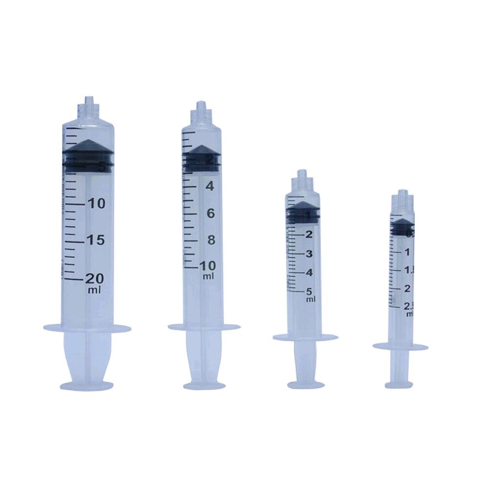 Dispomed ECOJECT PLUS, 3-part disposable syringe, Luer lock, 100 items