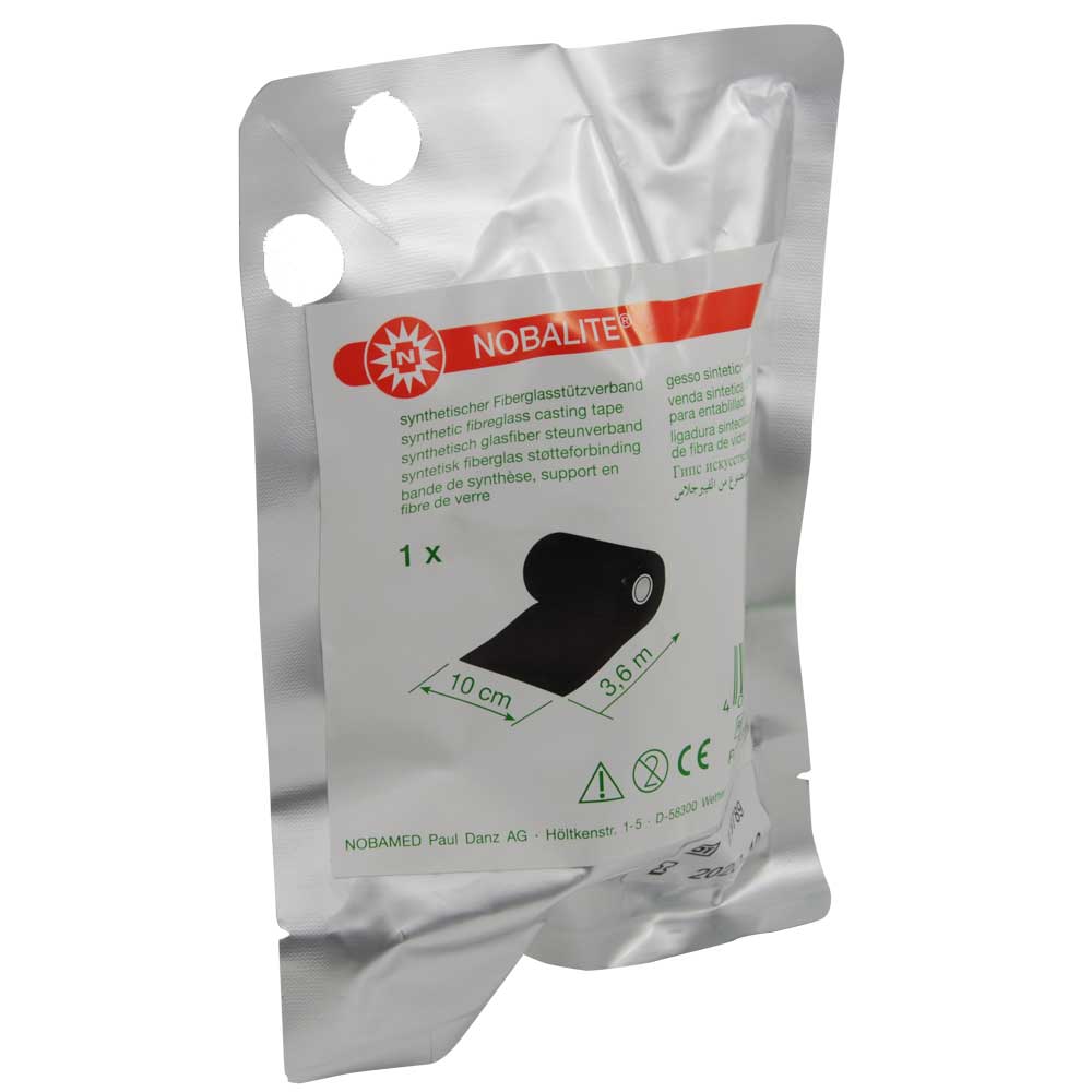 Noba NOBALITE®-Black Synthetic Cast Bandages, Fibreglass, 10cm, 1pc