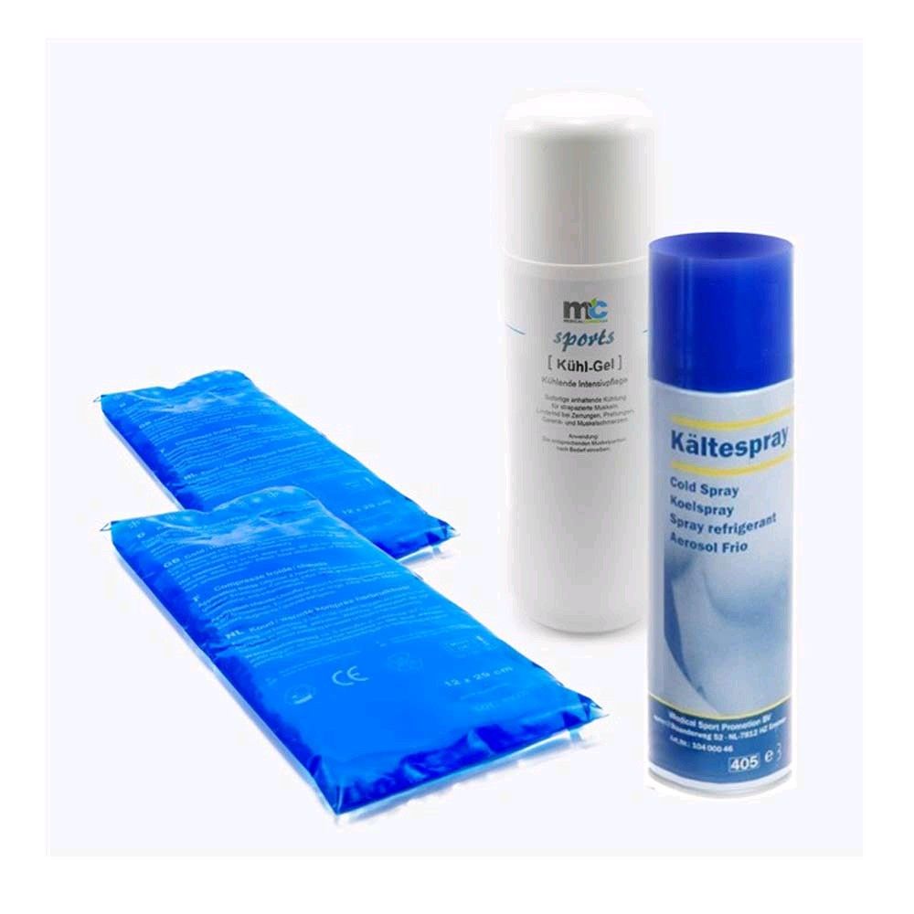 Athlete Cooling Set 2 with Cooling Spray, Gel and Compresses