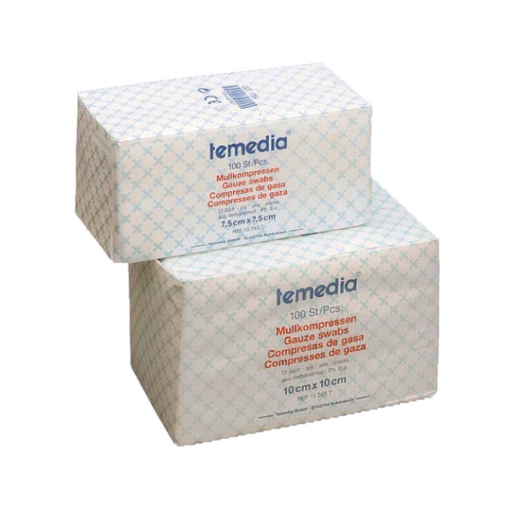 Holthaus Medical Temedia Gauze Compress, Non-Sterile, 12 Layers