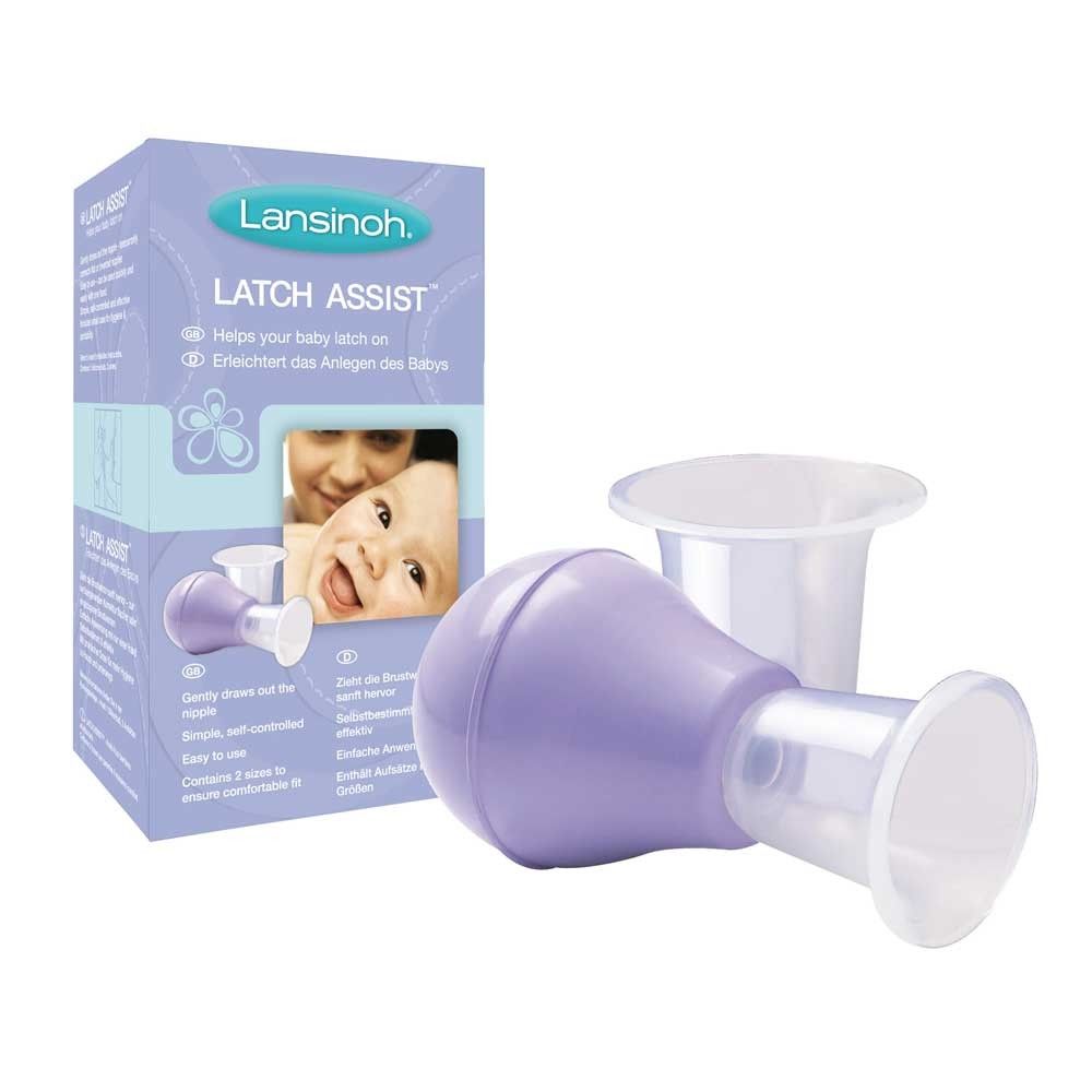 Lansinoh Latch Assist™ nipple everter, nursing help, BPA free, gentle