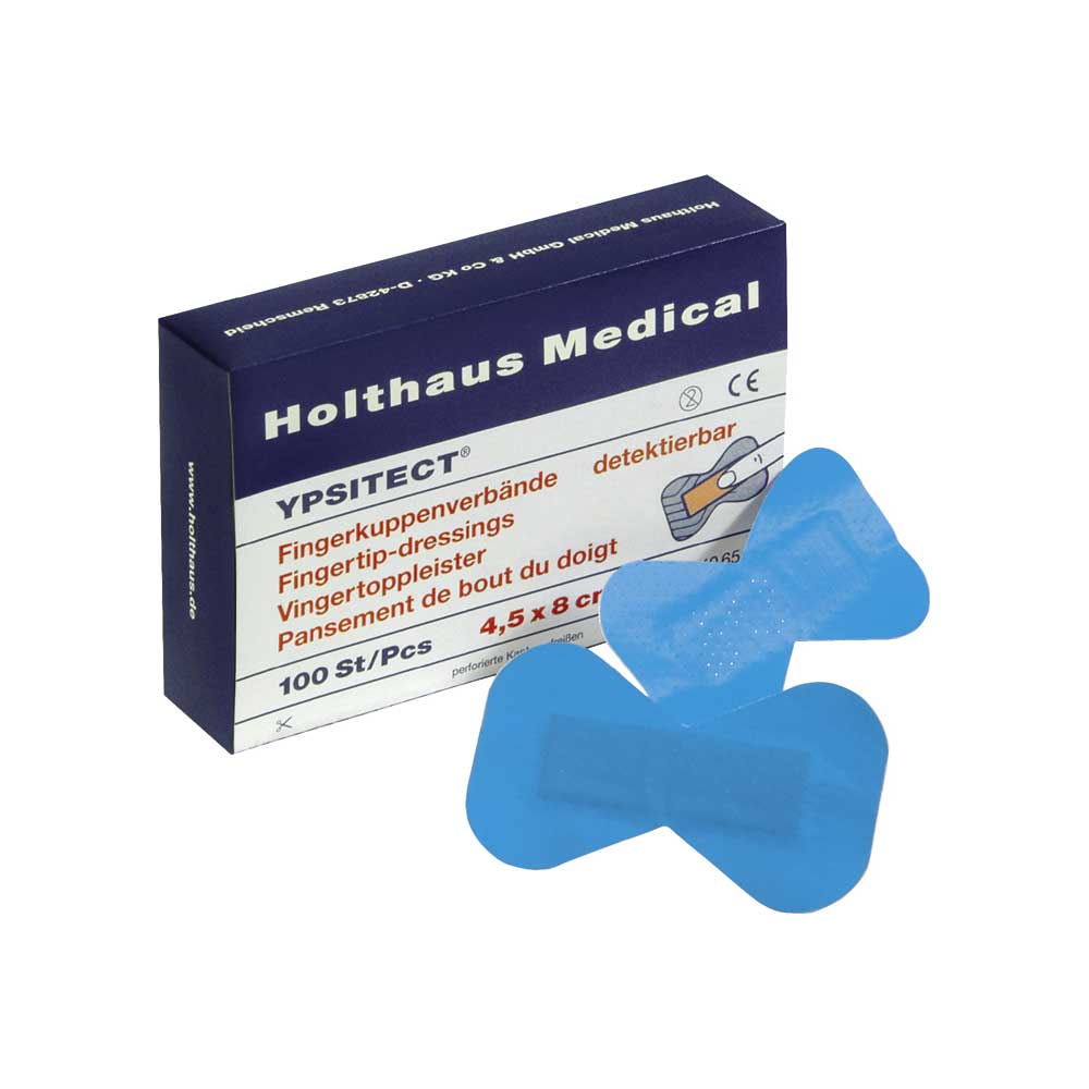 Holthaus Medical YPSITECT® Fingertip Pl. Detect Wp 4,5x8cm 50pcs