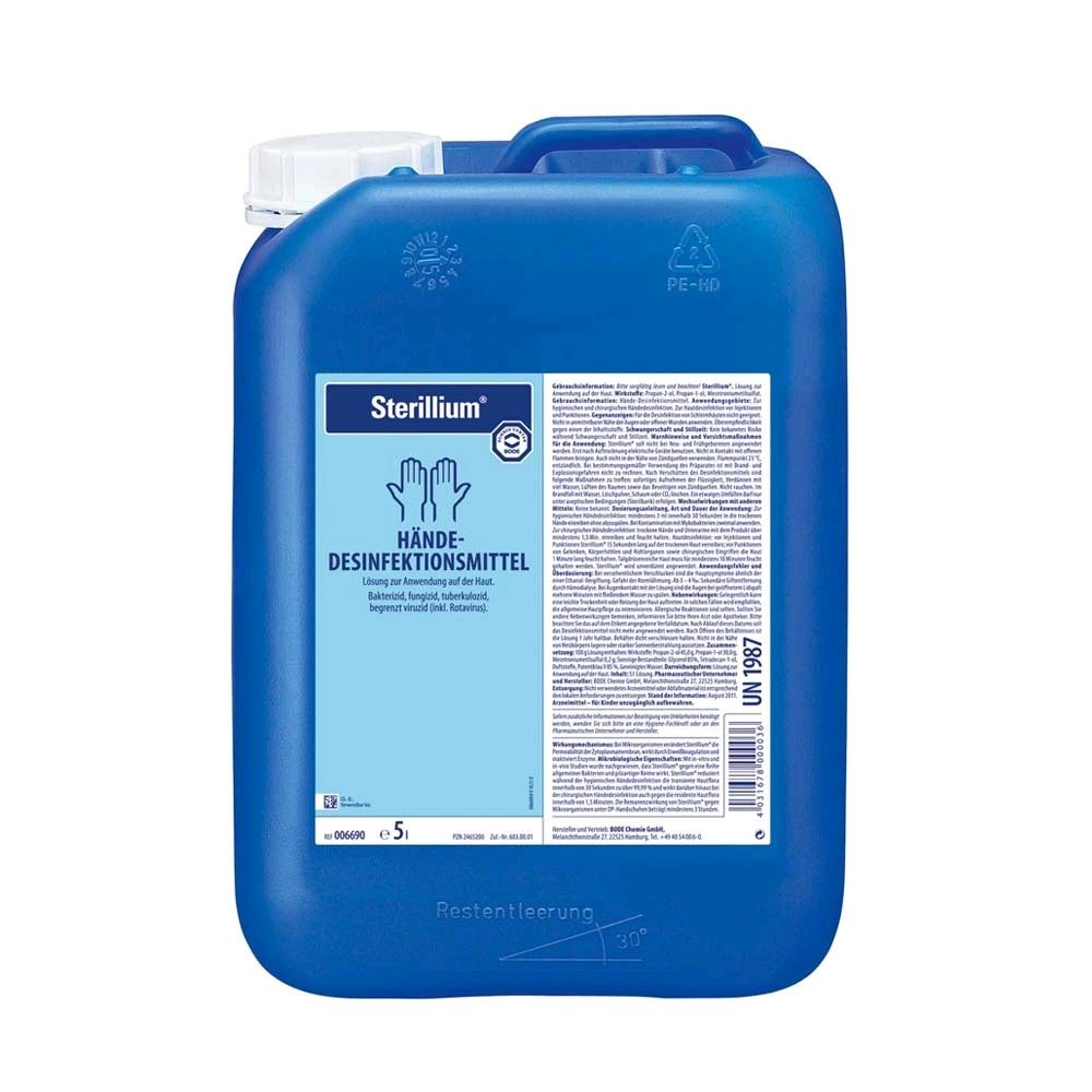 Sterillium classic pure, Hand Disinfectant by Bode, 5 litres
