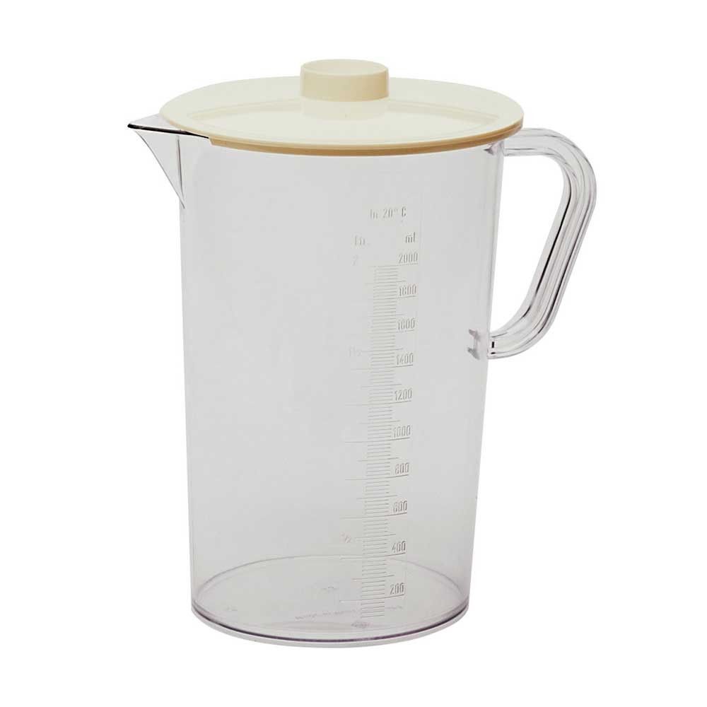 Behrend urine collection vessel, with lid, plastic, 2 Liter