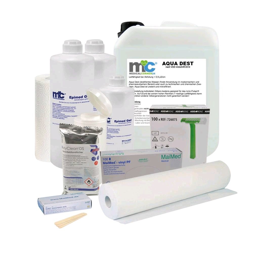 Medicalcorner24® IPL Treatment Set - Starter Set, 14 items