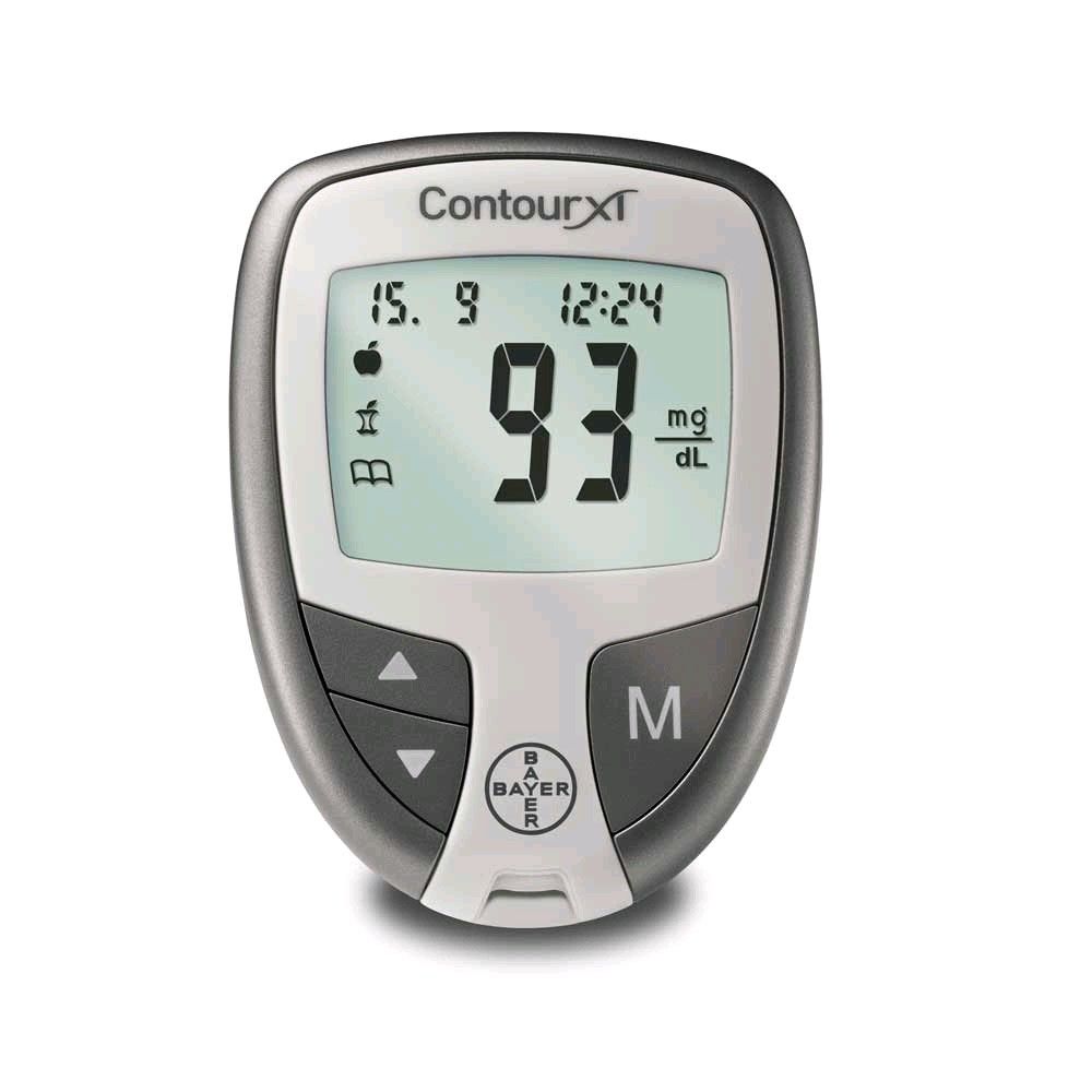 Bayer blood glucose meter CONTOUR® XT, large display, mg / dl, 1 Set