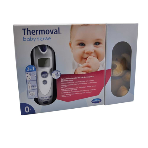 The contact-free Thermoval baby thermometer is even available including a cuddly bear