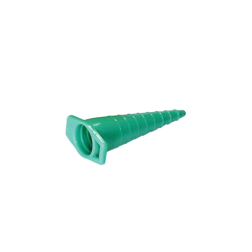 Ratiomed Catheter plug, universal, sterile, green, 10-13 mm, 100 pack