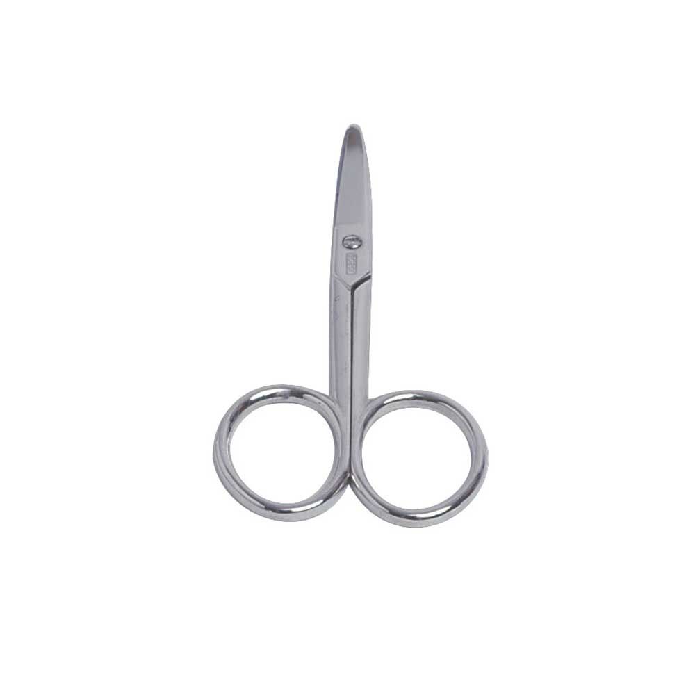Behrend baby nail scissors, rounded, nickel-plated, 8cm