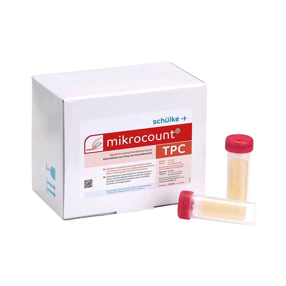 Schülke mikrocount® TPC agar strips, hygiene control, 20 items