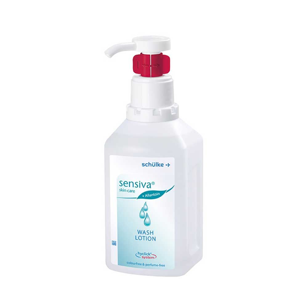 Schülke sensiva® wash lotion hyclick, soap-free, sizes