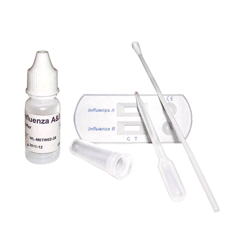 Ratiomed Influenza A / B rapid test, nasal swab, Test Card&Accessories