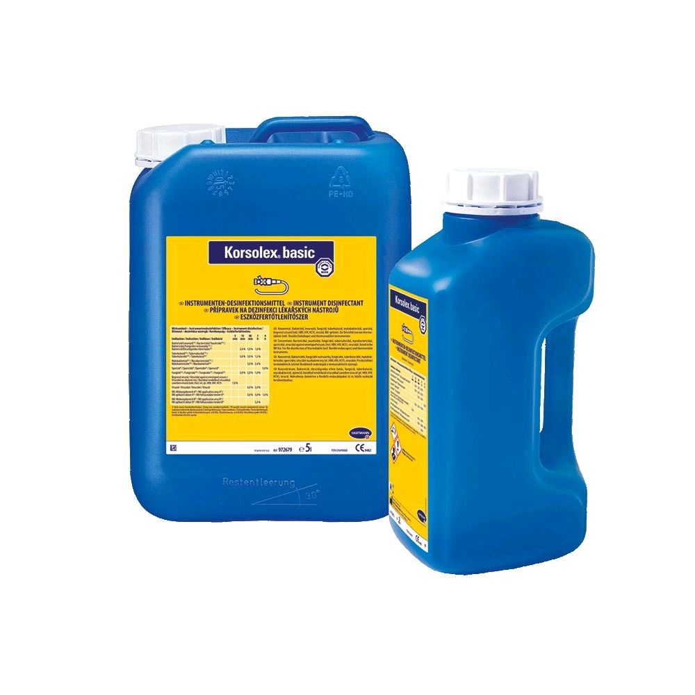 Instrument disinfectant Korsolex® basic by Bode, aldehydic
