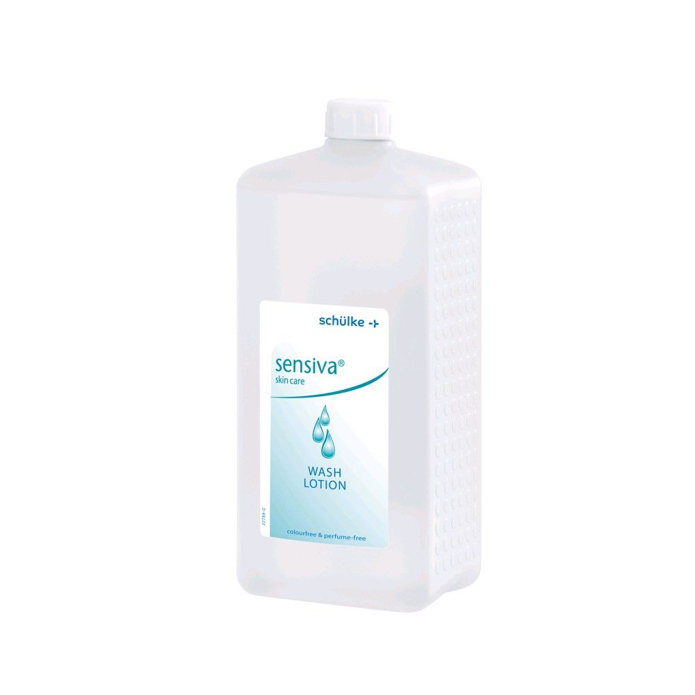Schülke sensiva® wash lotion, allantoin, soap-/dye-free, Eurobottle 1L