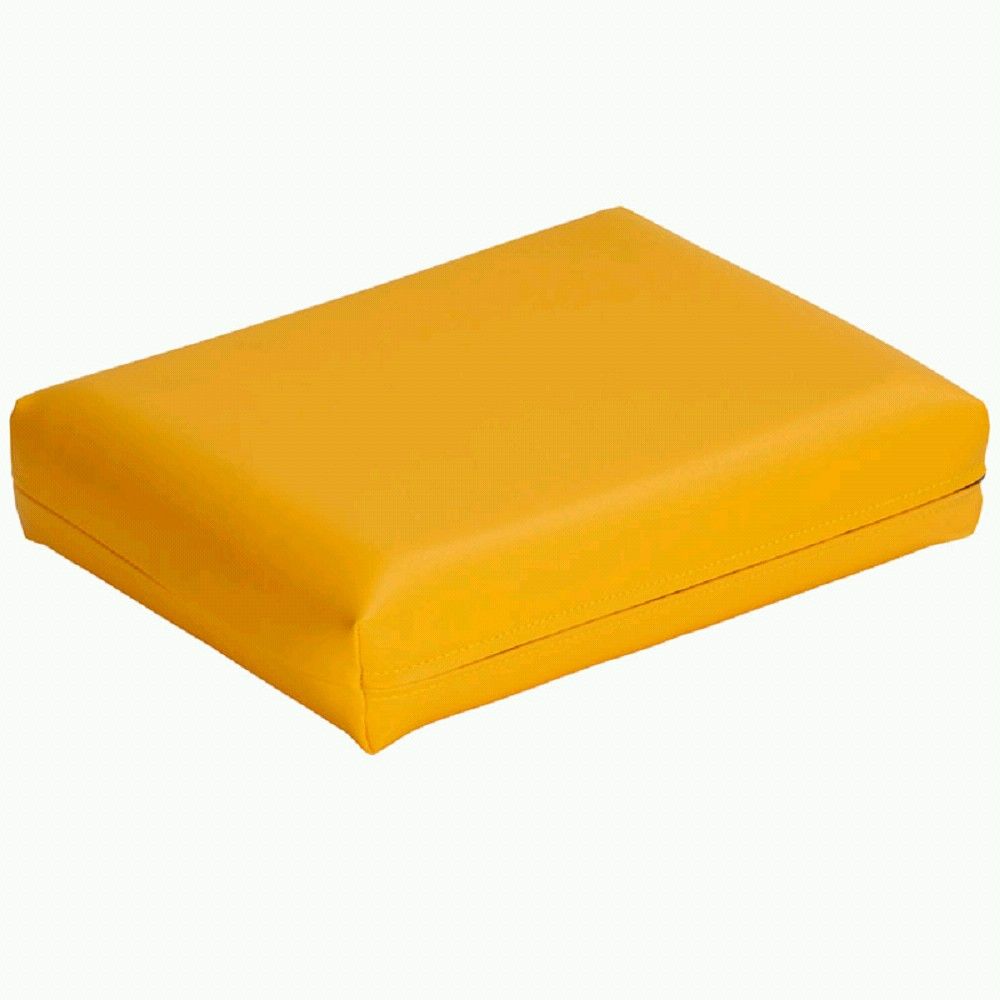 Pader massage pillow, bearing 40x30x9cm, foam flakes, tabac