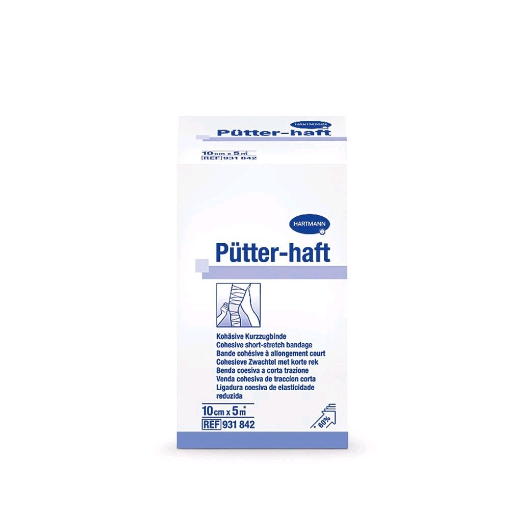 Putter-haft tie, short-stretch bandage Hartmann, cohesive, 1 binding