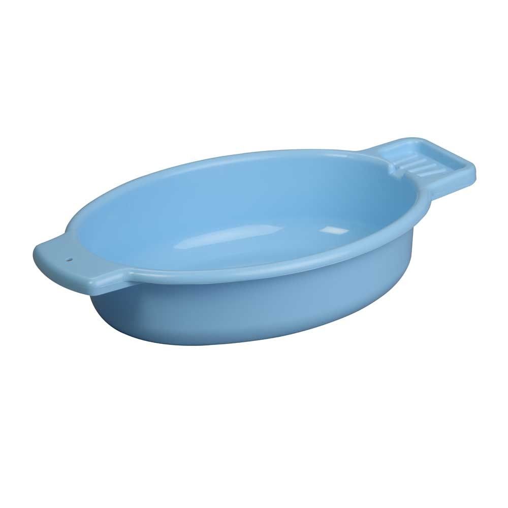 Behrend wash basin, soap tray, oval, 5 liter, 45x30x10cm, blue