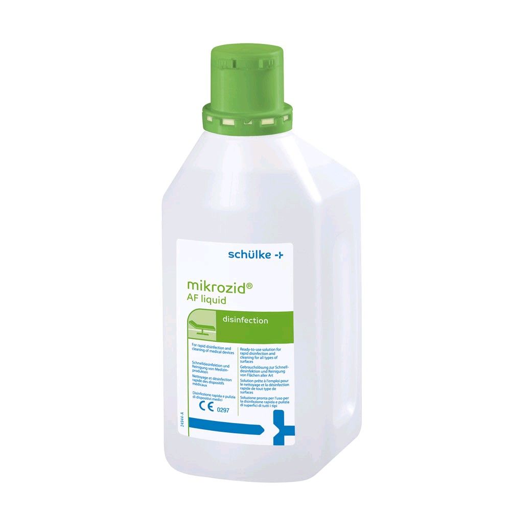Schülke mikrozid® AF liquid, surface disinfectant, infections, 1.000ml