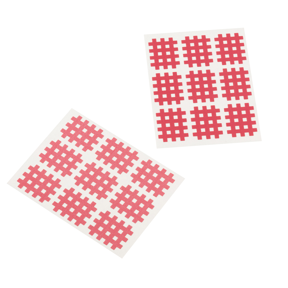 Kinesiology Grid Tape 102 Cross-Patches various Sizes Colors