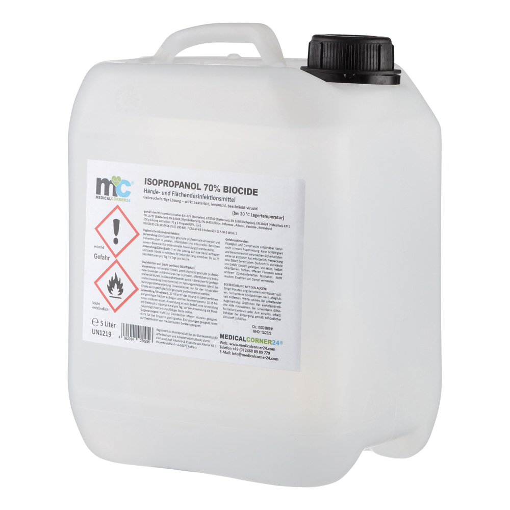 MC24® Hand and Surface Disinfection Biocide, 5 Liter Canister