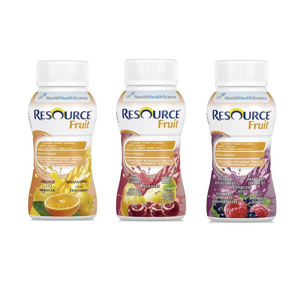 Nestle Resource® Fruit Drink, 200ml, 4/24 pcs, diff. flavors