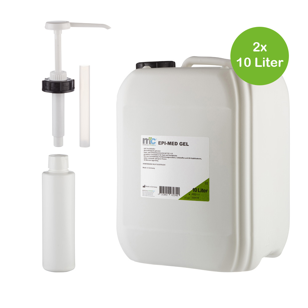IPL contact medium 2x 10 kg canister with free dispenser and blank bottle