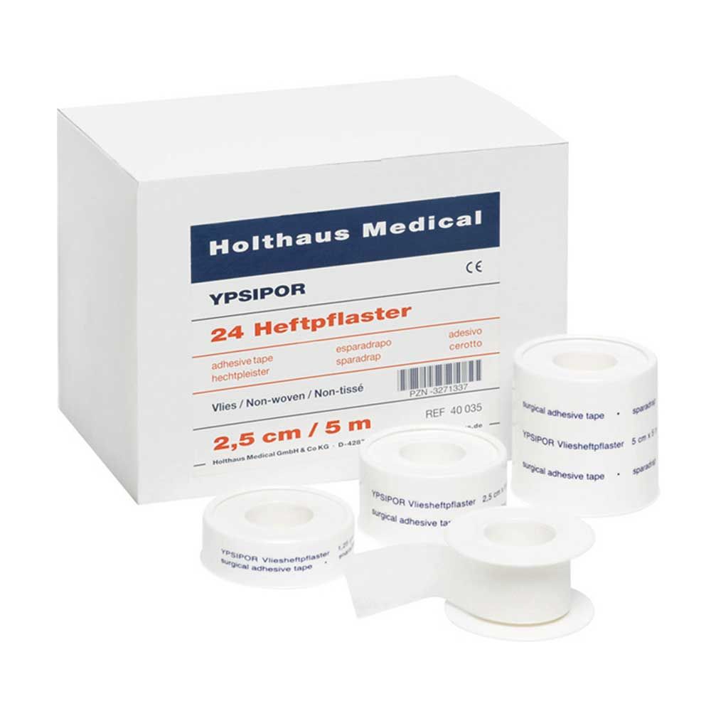 Holthaus Medical YPSIPOR Adhesive Plaster, 2,5cmx5m, Refill Pack