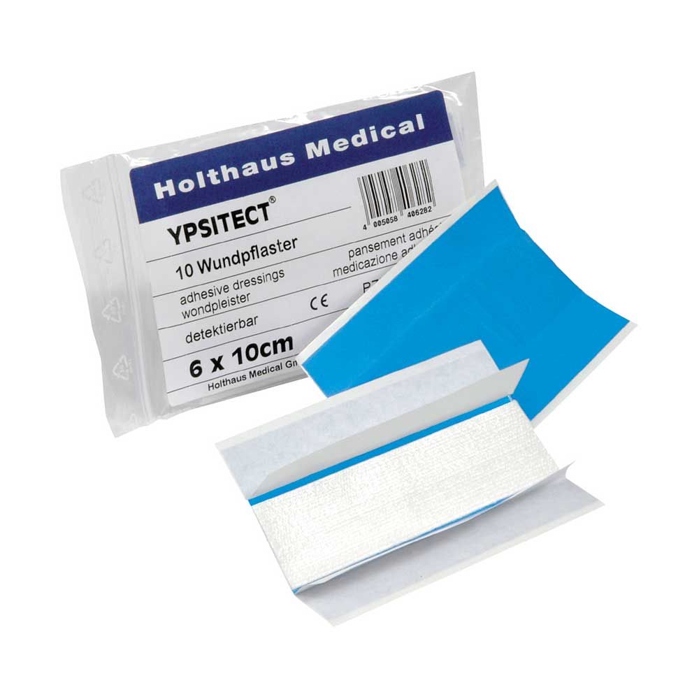 Holthaus Medical YPSITECT Plaster Waterproof Detect 10x 6x10cm